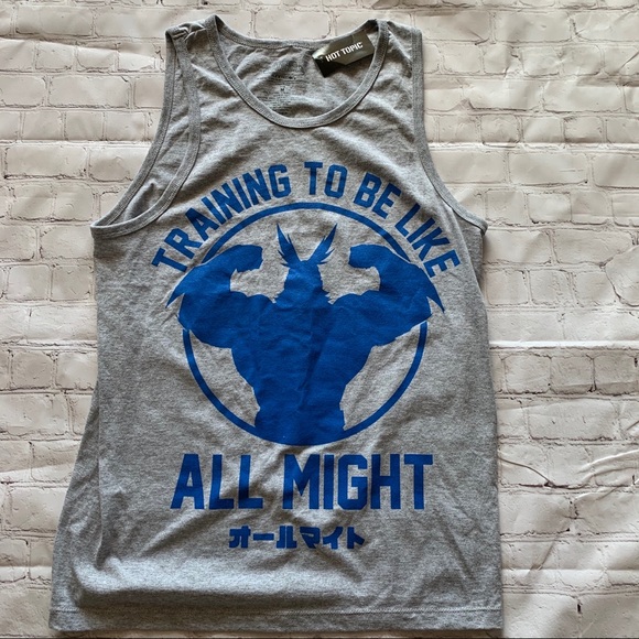 All Might My hero academia Muscle Tee M NWT